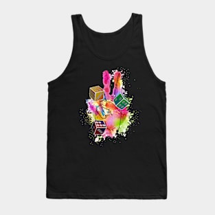 Hand and dice Tank Top